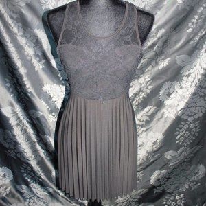 Deb Black and Lace High low Dress